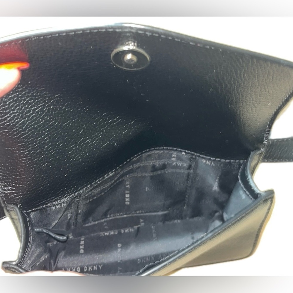 DKNY Elissa Cow Leather Belt Bag, Black, Goldtone Hardware - Picture 6 of 13